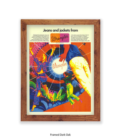 Wranglers Jeans & Jackets Art Print