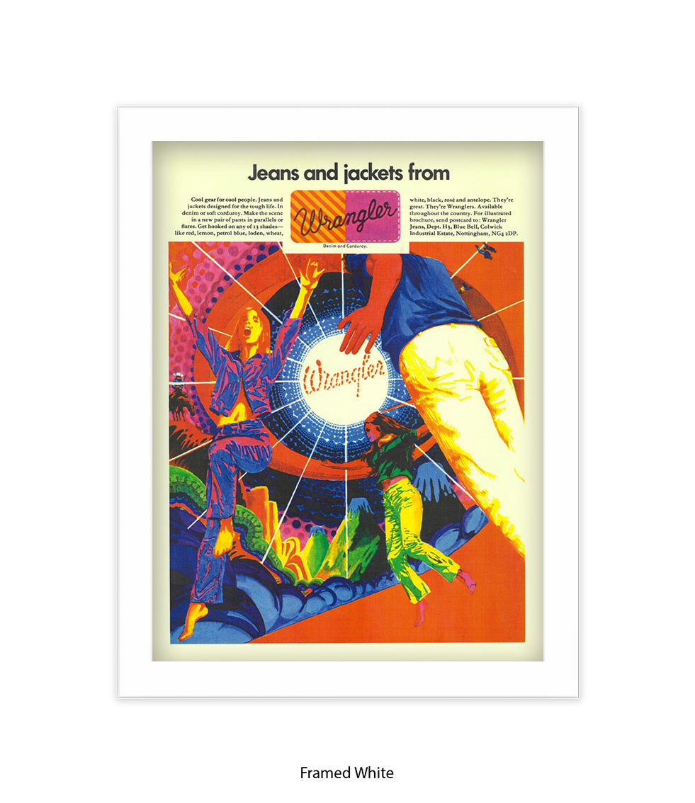 Wranglers Jeans & Jackets Art Print