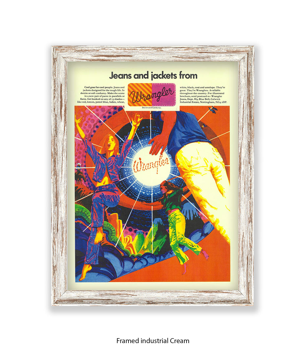 Wranglers Jeans & Jackets Art Print
