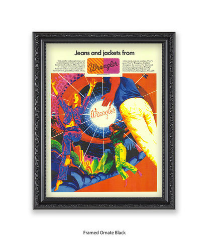 Wranglers Jeans & Jackets Art Print