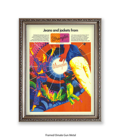 Wranglers Jeans & Jackets Art Print