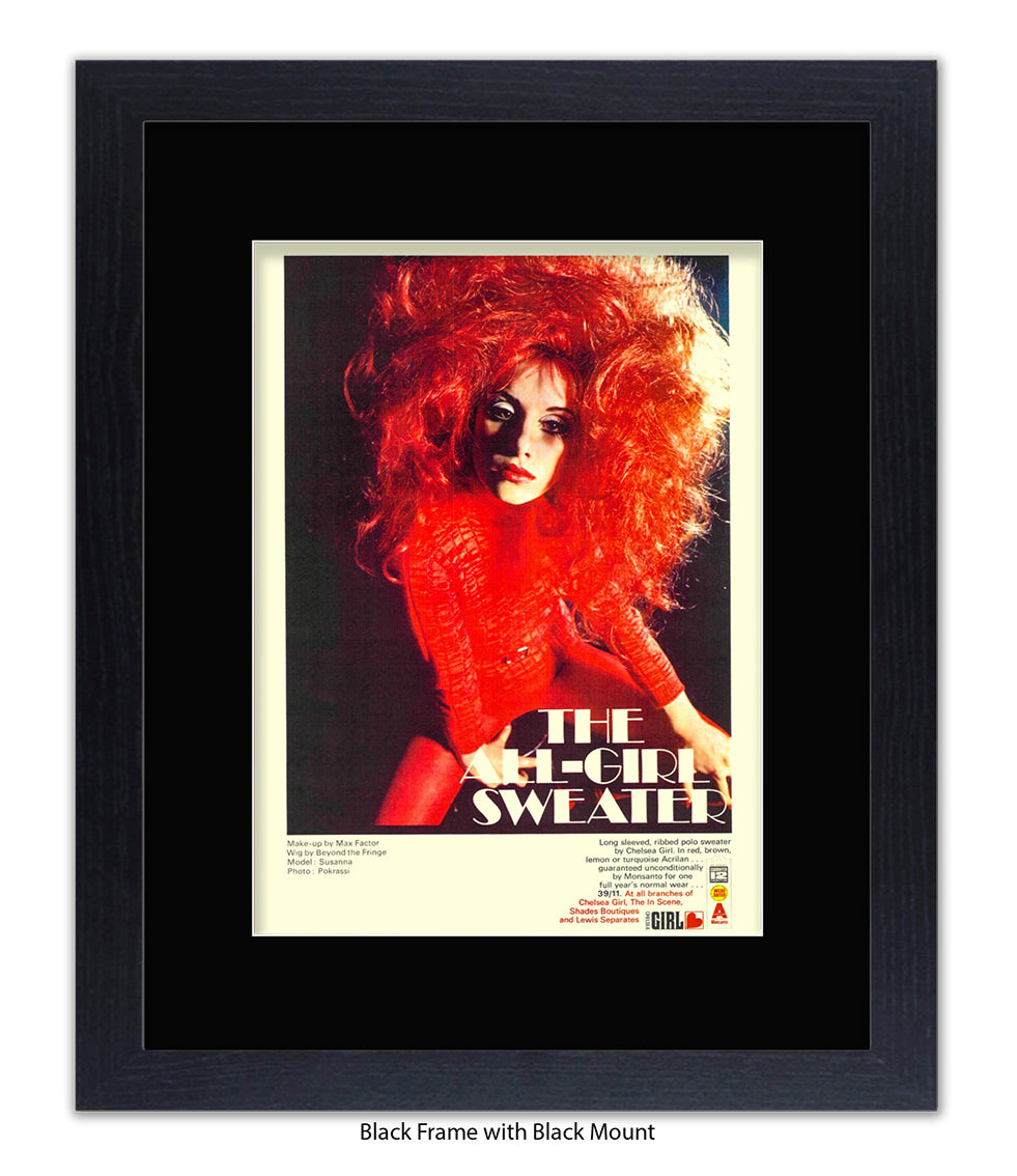 All Girl Chelsea Sweater Art Print