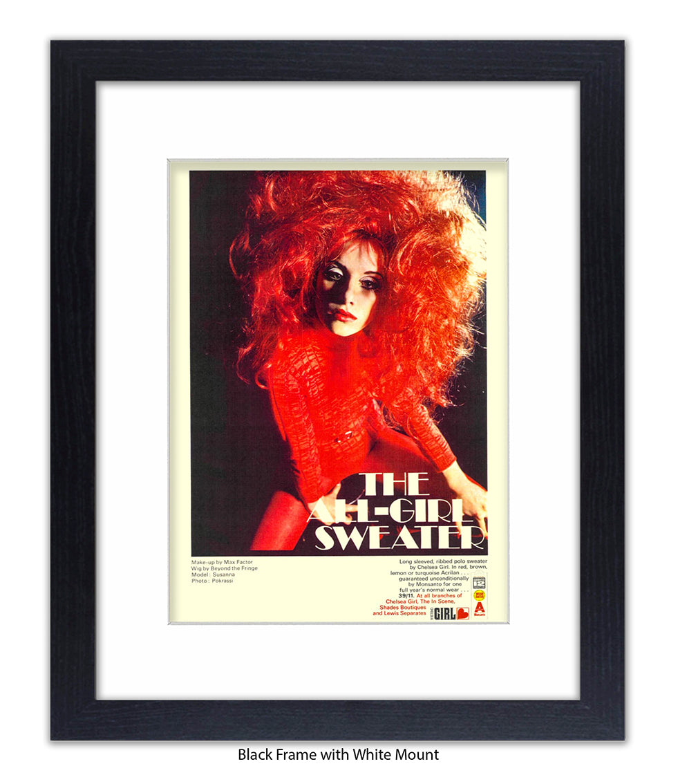 All Girl Chelsea Sweater Art Print