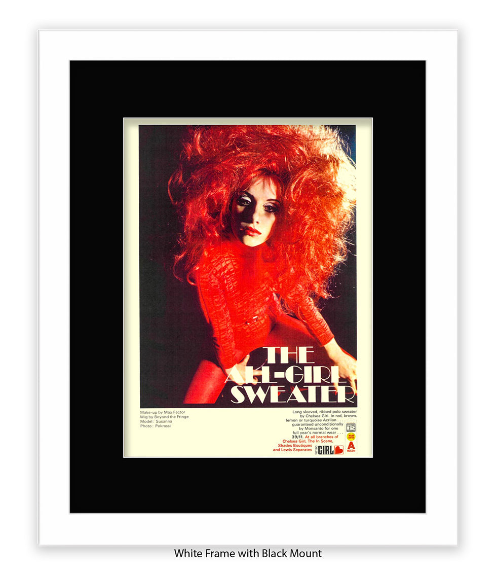 All Girl Chelsea Sweater Art Print