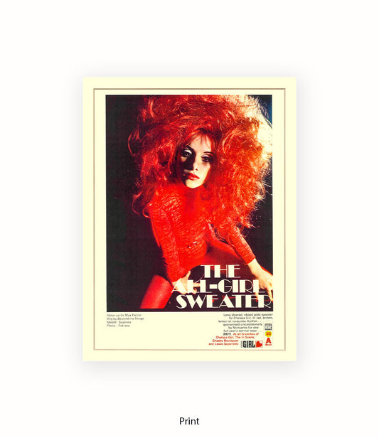 All Girl Chelsea Sweater Art Print