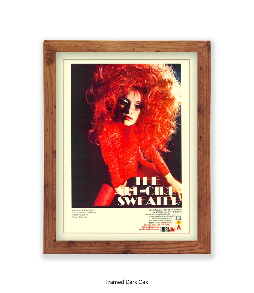 All Girl Chelsea Sweater Art Print