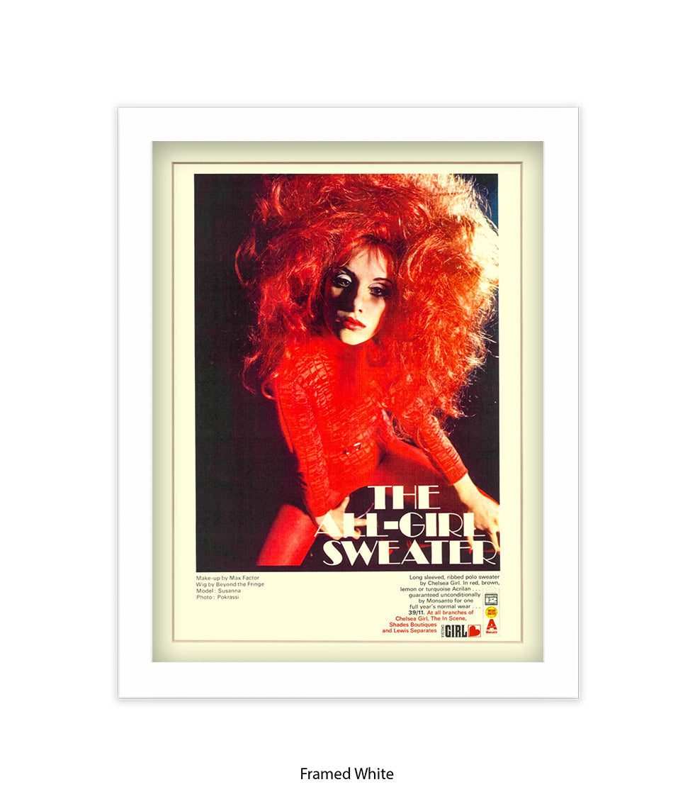 All Girl Chelsea Sweater Art Print