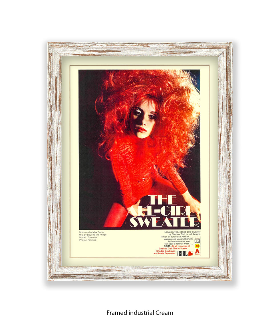 All Girl Chelsea Sweater Art Print