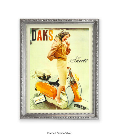 Daks Skirts Art Print