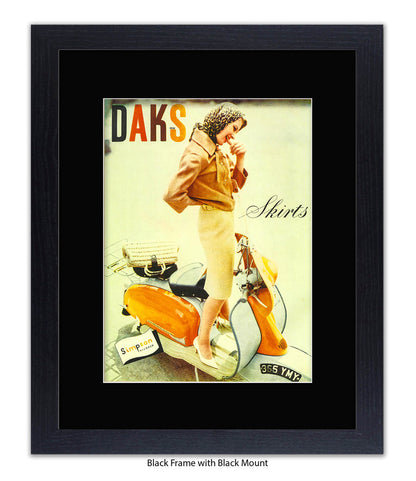 Daks Skirts Art Print