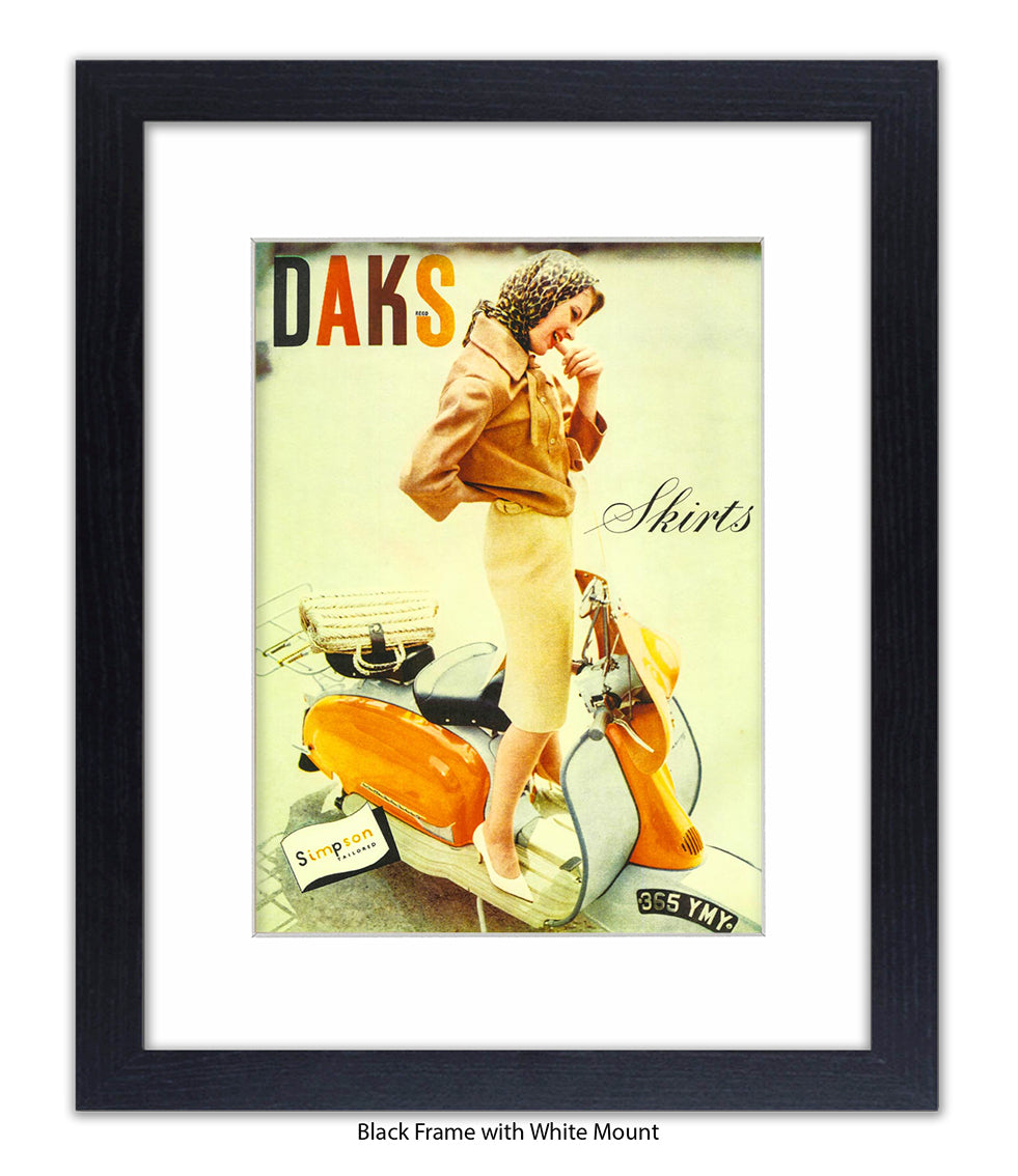 Daks Skirts Art Print