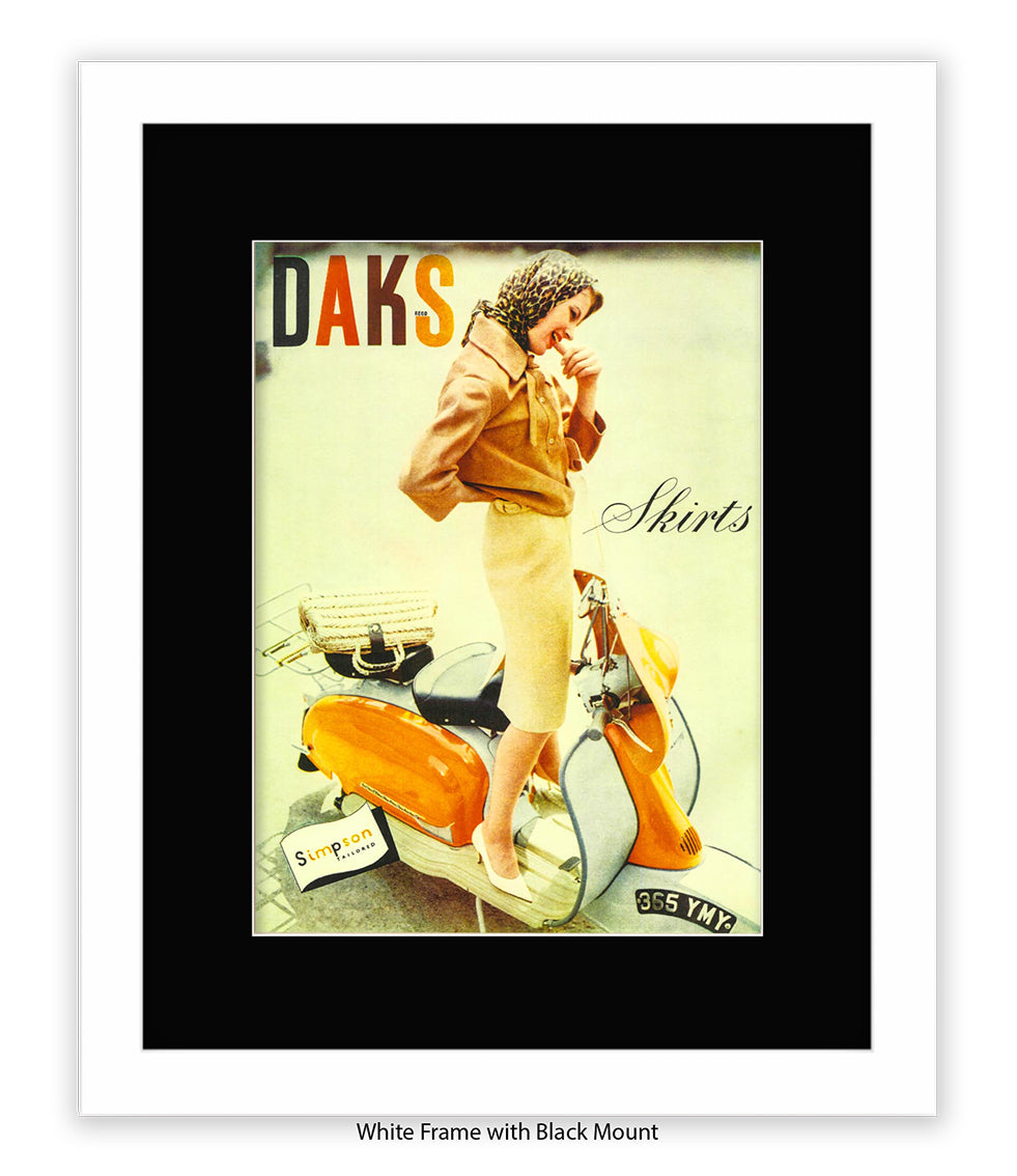 Daks Skirts Art Print