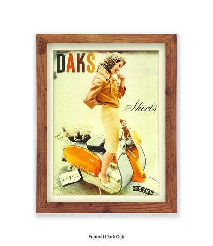 Daks Skirts Art Print