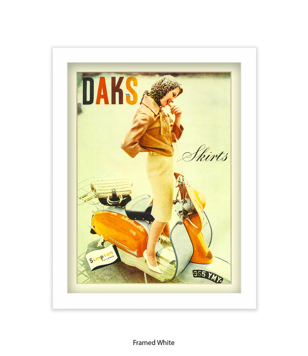 Daks Skirts Art Print