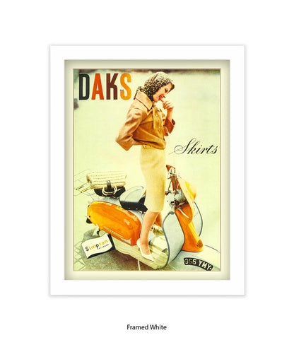 Daks Skirts Art Print