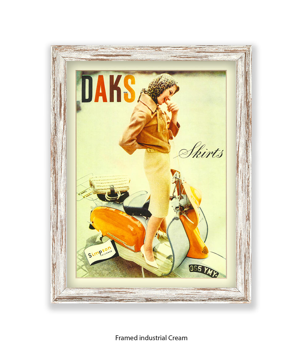 Daks Skirts Art Print
