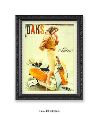 Daks Skirts Art Print