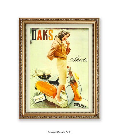 Daks Skirts Art Print