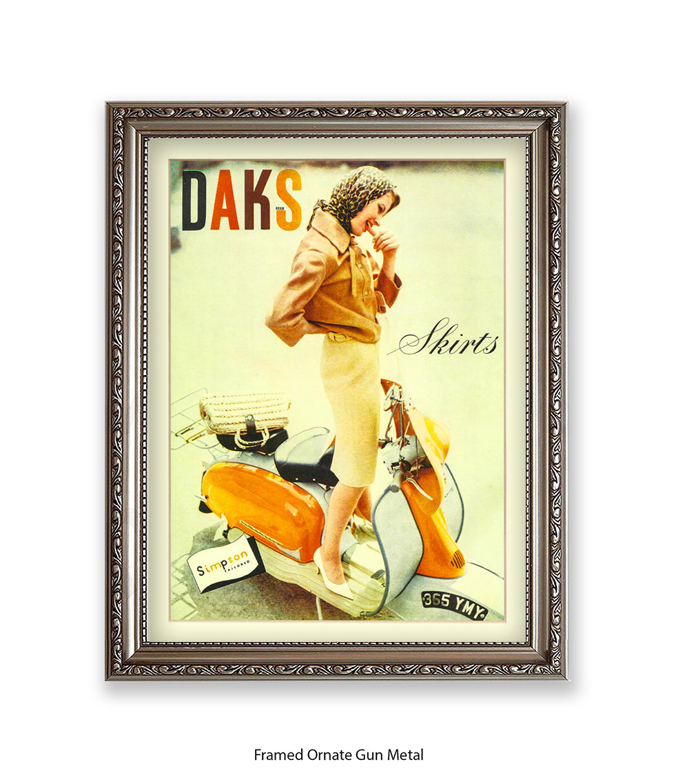 Daks Skirts Art Print