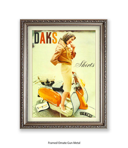Daks Skirts Art Print