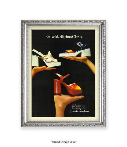 Clarks Spectrum Go Wild Slip Into Clarks Art Print
