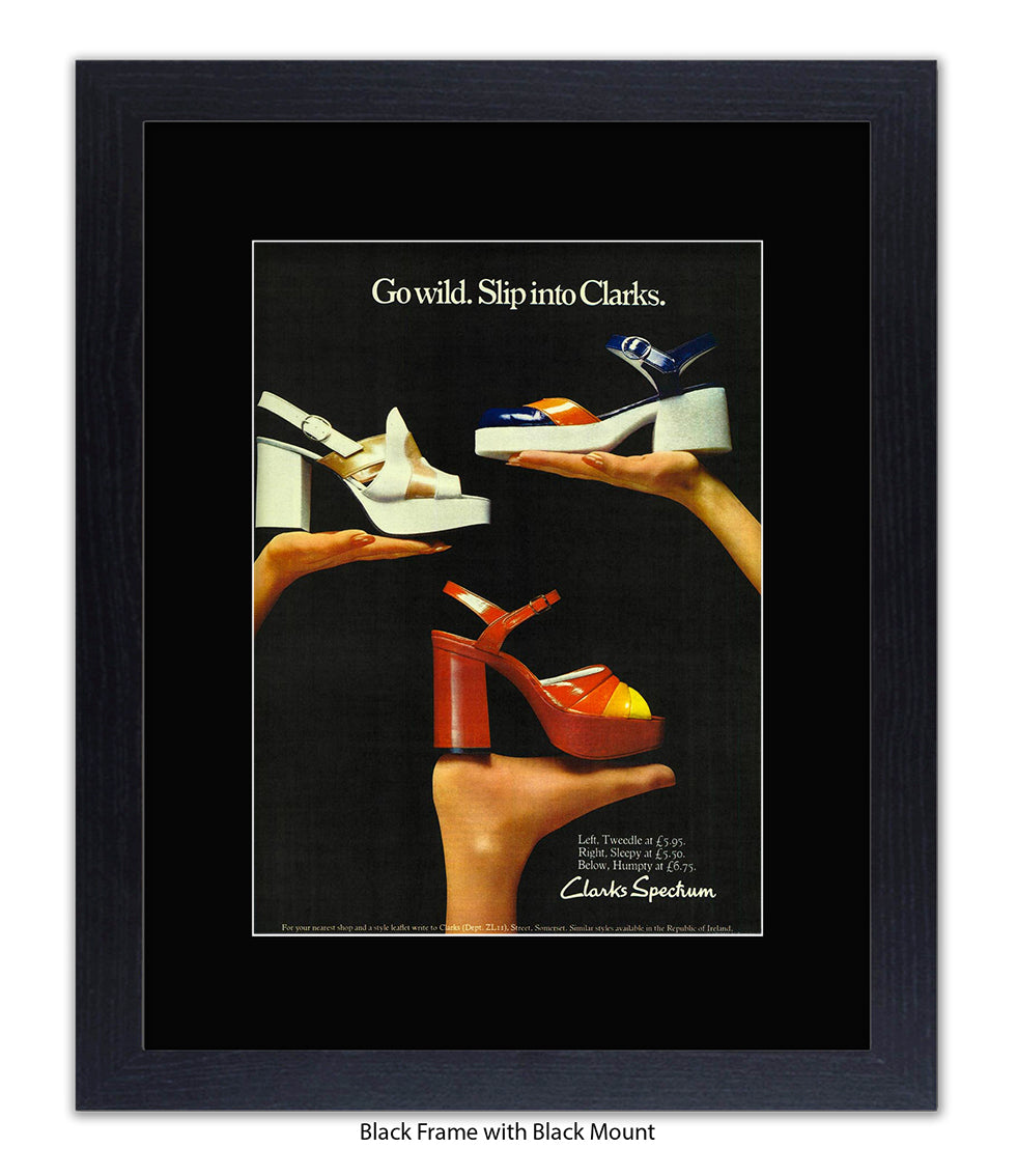 Clarks Spectrum Go Wild Slip Into Clarks Art Print