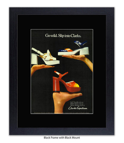 Clarks Spectrum Go Wild Slip Into Clarks Art Print