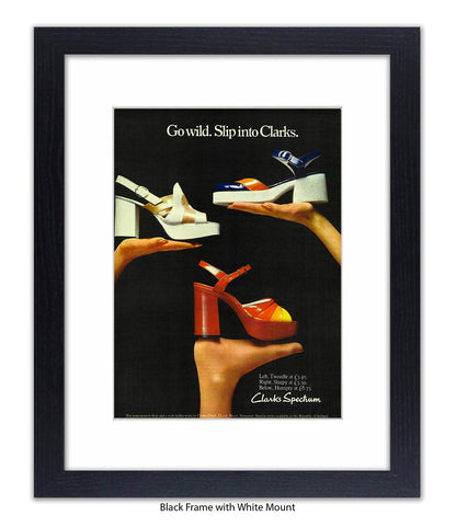 Clarks Spectrum Go Wild Slip Into Clarks Art Print
