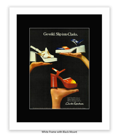Clarks Spectrum Go Wild Slip Into Clarks Art Print
