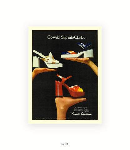 Clarks Spectrum Go Wild Slip Into Clarks Art Print