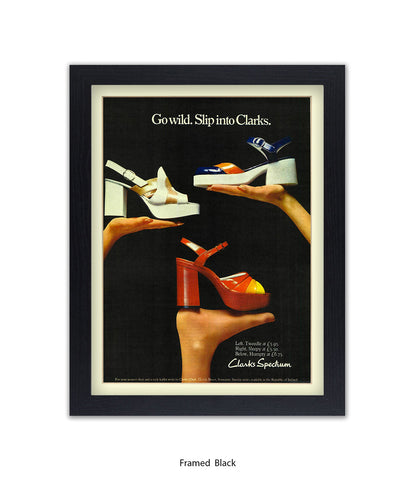 Clarks Spectrum Go Wild Slip Into Clarks Art Print