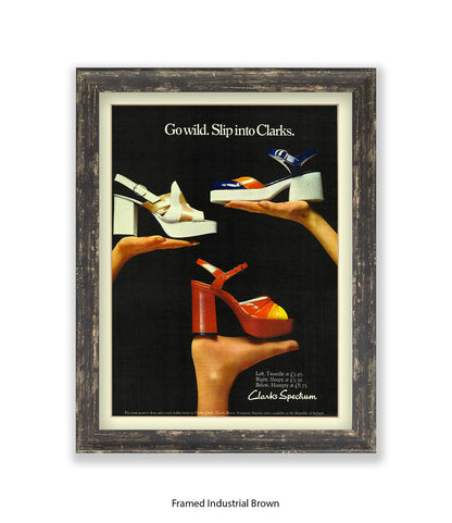 Clarks Spectrum Go Wild Slip Into Clarks Art Print