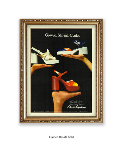 Clarks Spectrum Go Wild Slip Into Clarks Art Print