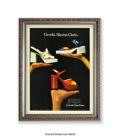 Clarks Spectrum Go Wild Slip Into Clarks Art Print