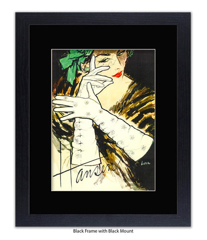 Hansen White Gloves Art Print