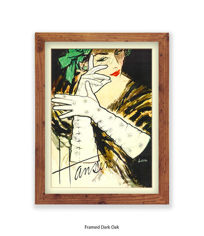Hansen White Gloves Art Print