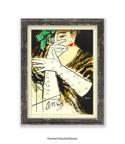Hansen White Gloves Art Print