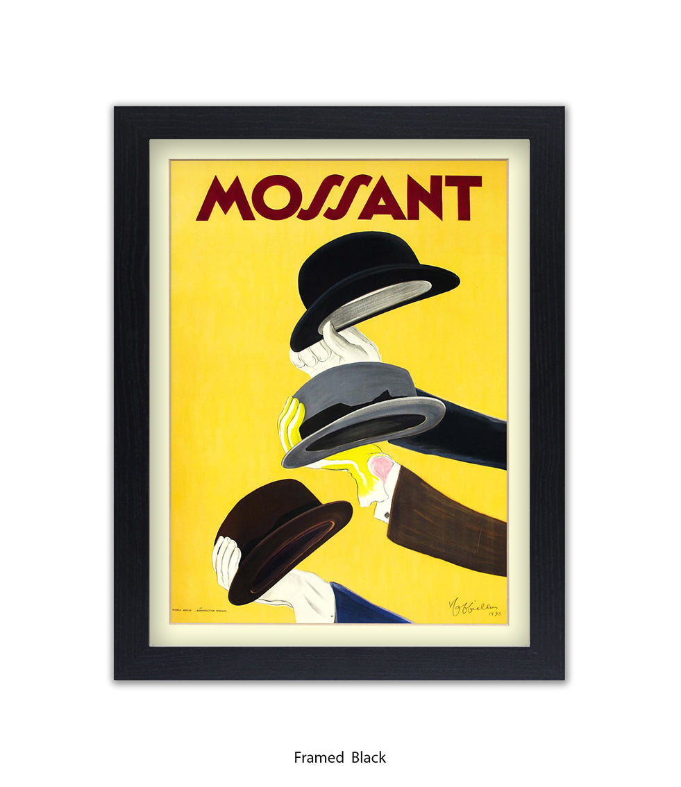 Mossant Hats Art Print