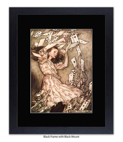 Alice Flying Cards 1907 Art Print
