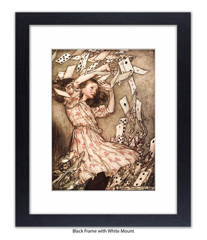 Alice Flying Cards 1907 Art Print