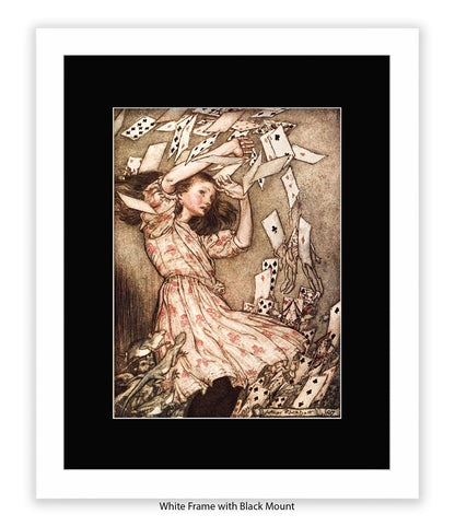 Alice Flying Cards 1907 Art Print