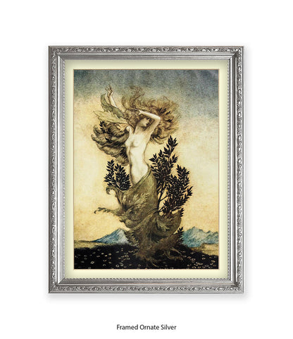 Arthur Rackham Daphne Tree Lady Art Print