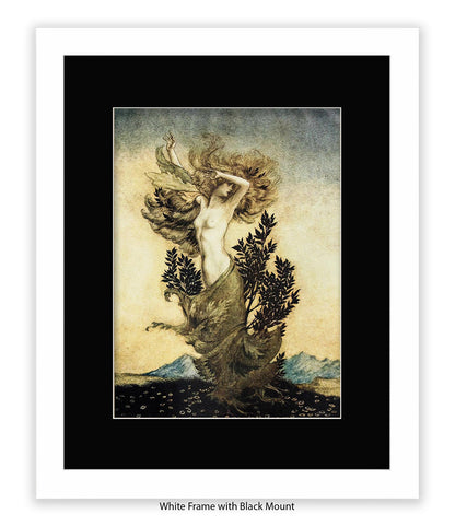 Arthur Rackham Daphne Tree Lady Art Print