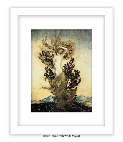 Arthur Rackham Daphne Tree Lady Art Print