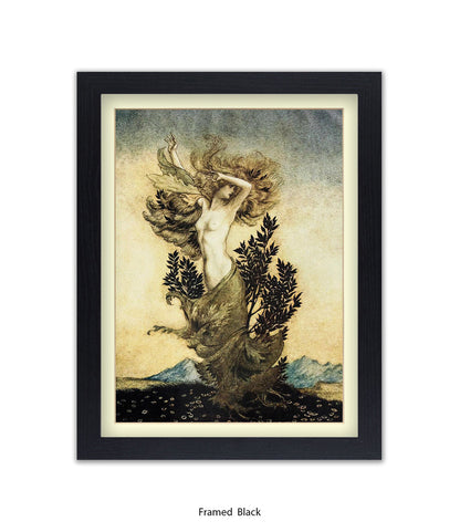 Arthur Rackham Daphne Tree Lady Art Print