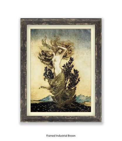 Arthur Rackham Daphne Tree Lady Art Print