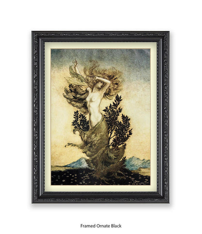 Arthur Rackham Daphne Tree Lady Art Print