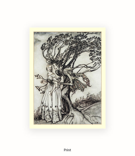 Arthur Rackham Tree Prince Art Print