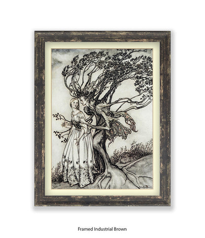 Arthur Rackham Tree Prince Art Print