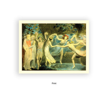 Fairies Dancing in Circle Art Print